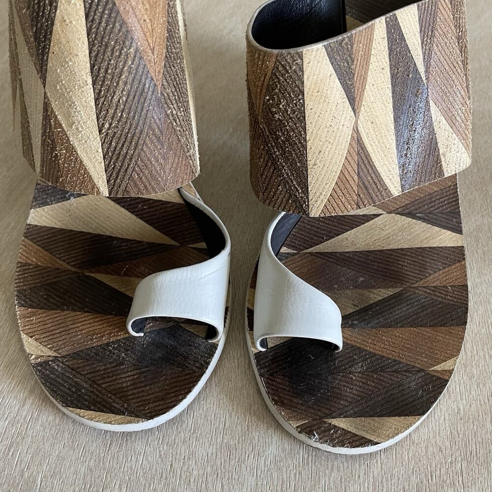 Tory Burch Kepler Geometric Heel Sandals - Picture 15 of 16